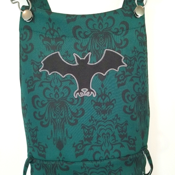 Her Universe Disney The Haunted Mansion Wallpaper Shortalls Cosplay Hot TopicNWT - Picture 5 of 14